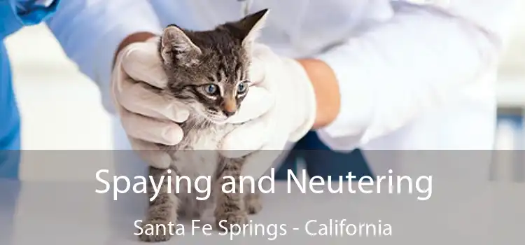 Spaying and Neutering Santa Fe Springs - California